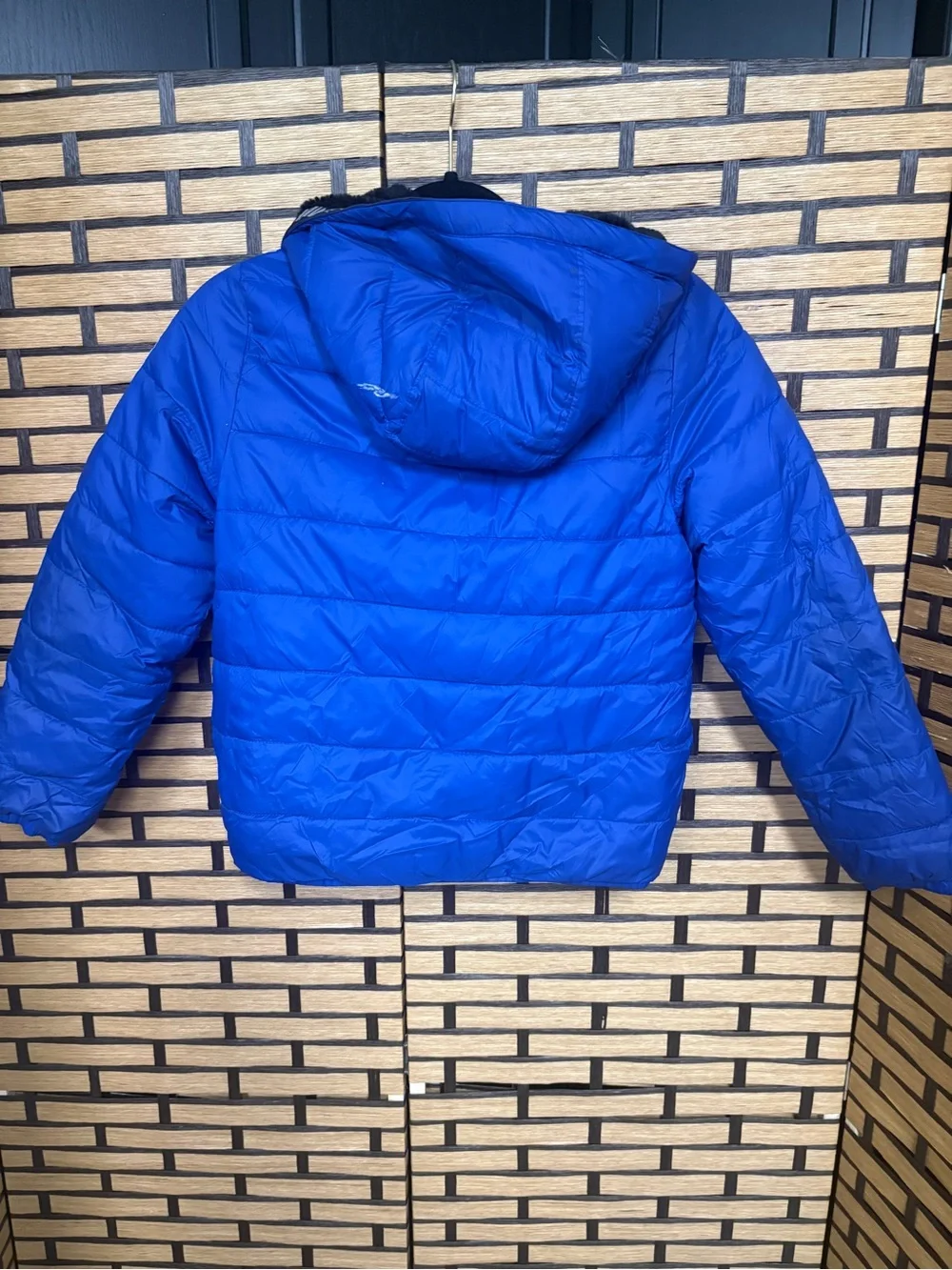 Abercrombie & fitch kids blue puffer jacket size 9/10